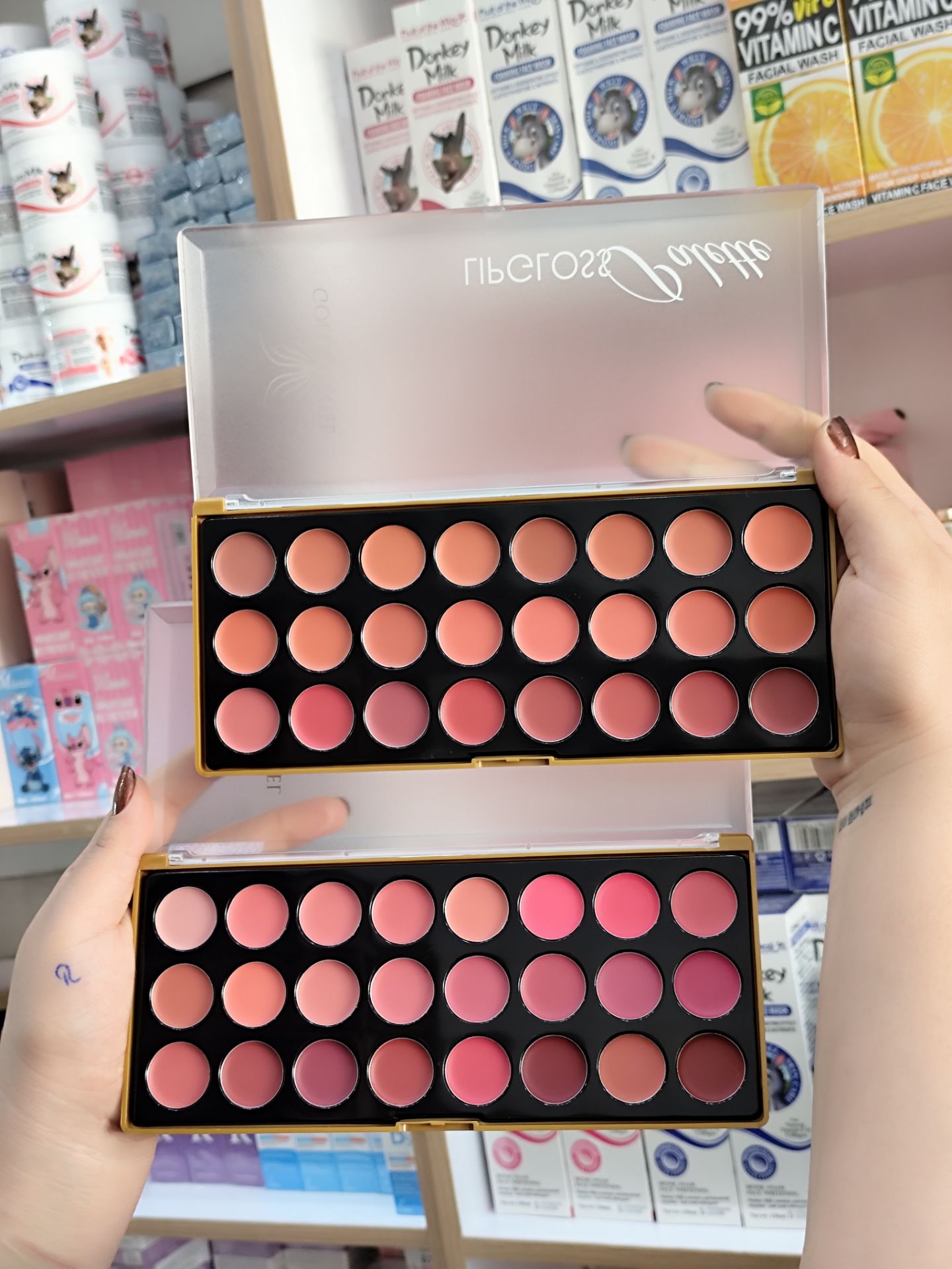 پالت رژ دوازده تایی ساده میکاپ