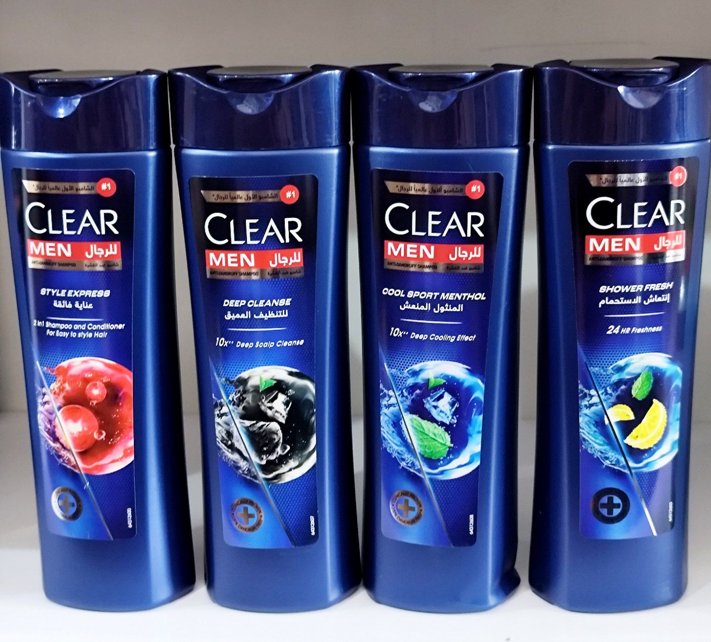 شامپو CLEAR  کار عربستان  350میل  اورجینال  در ۴ رایحه برای قیمت عمده در روبیکا پیام دهید